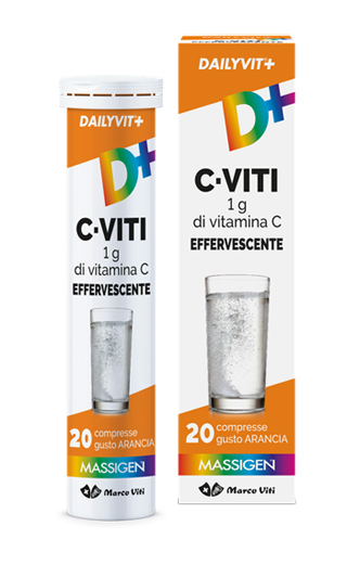 DAILYVIT+ C VITI 1G DI VITAMINA C EFFERVESCENTE 20 COMPRESSE - pharmaluna