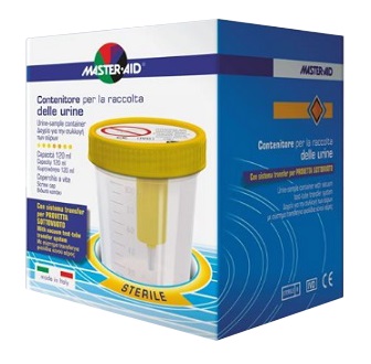 CONTENITORE RACCOLTA URINA SOTTOVUOTO MASTER-AID 120 ML - pharmaluna