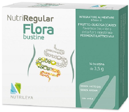 NUTRIREGULAR FLORA 14 BUSTINE - pharmaluna