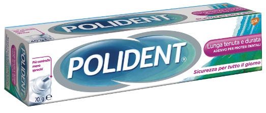 ADESIVO PROTESI DENTALI POLIDENT LUNGA TENUTA 70 G - pharmaluna