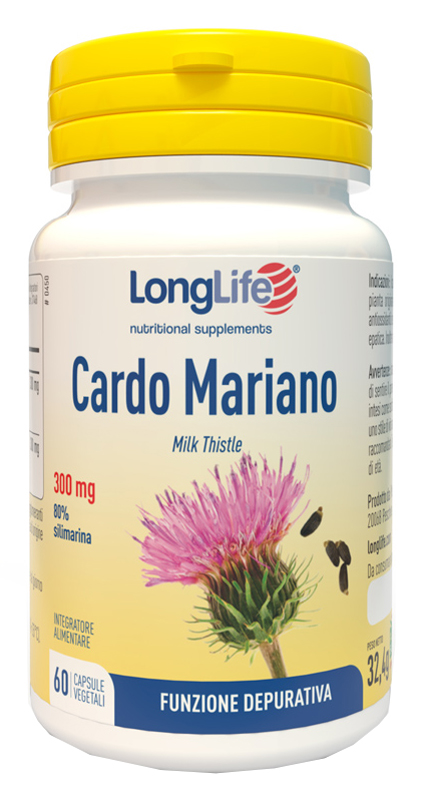 LONGLIFE CARDO MARIANO 60 CAPSULE - pharmaluna