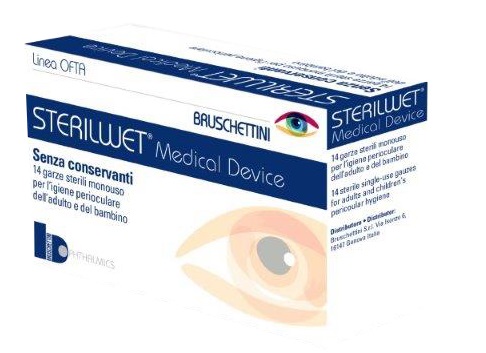 STERILWET GARZA OFTALMICA 14 PEZZI - pharmaluna