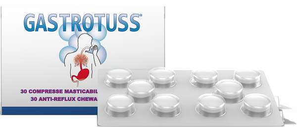 GASTROTUSS ANTIREFLUSSO 30 COMPRESSE MASTICABILI - pharmaluna