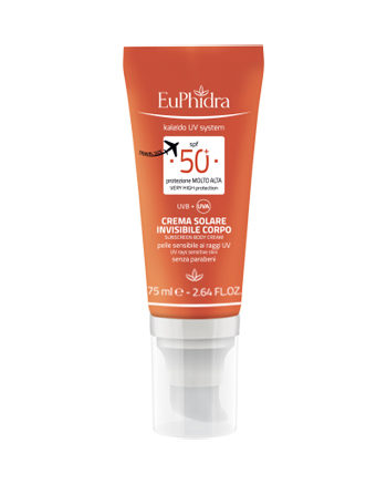 EUPHIDRA KALEIDO UV SYSTEM CREMA SOLARE CORPO 50+ INVISIBLE - pharmaluna