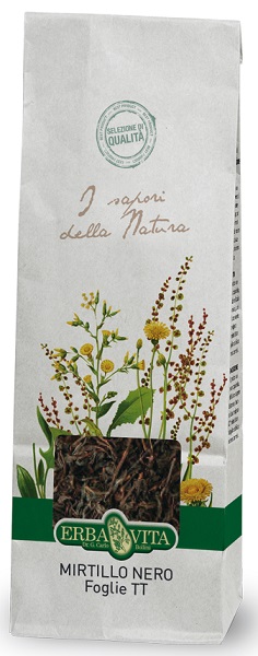 MIRTILLO NERO TAGLIO TISANA FOGLIE 100 G - pharmaluna