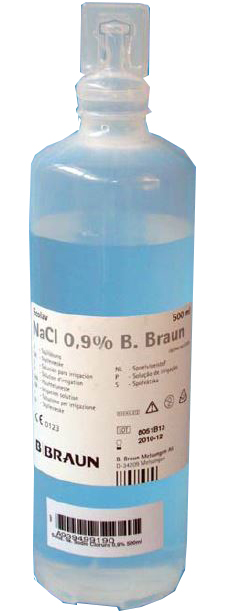 SOLUZIONE FISIOLOGICA 0,9% SODIO CLORURO 500 ML NON INIETTABILE - pharmaluna