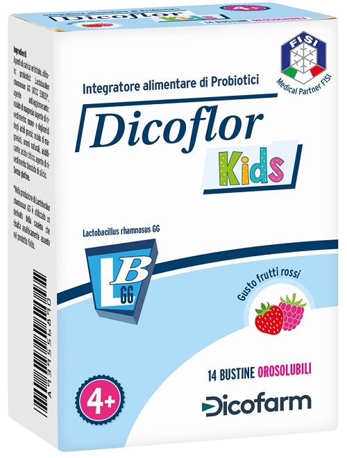 DICOFLOR KIDS 14 BUSTE - pharmaluna