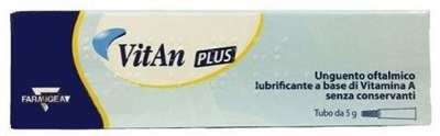 UNGUENTO OFTALMICO LUBRIFICANTE VITAN PLUS 5 G - pharmaluna