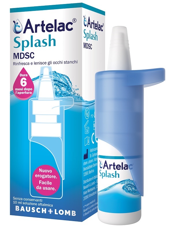 ARTELAC SPLASH MULTIDOSE GOCCE OCULARI FLACONE 10 ML - pharmaluna