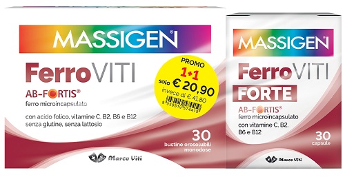 FERRO VITI 30 CAPSULE + 30 BUSTINE - pharmaluna