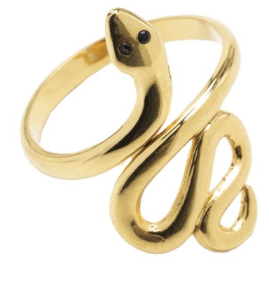 ANELLO SERPENTE GOLD - pharmaluna