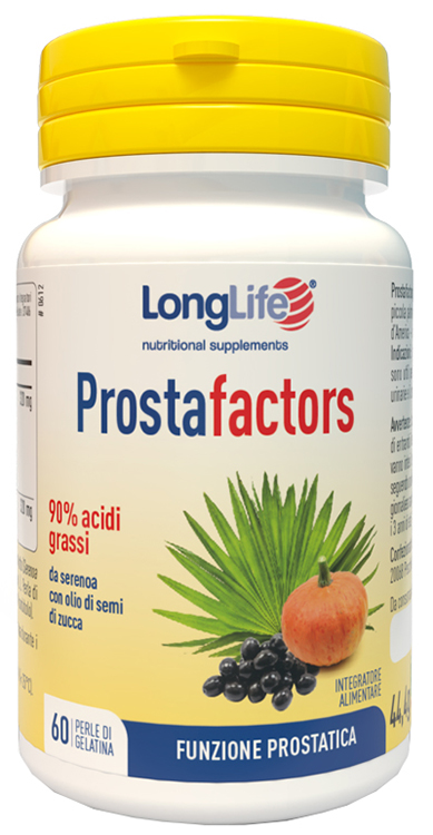 LONGLIFE PROSTAFACTORS 60 PERLE DI GELATINA - pharmaluna