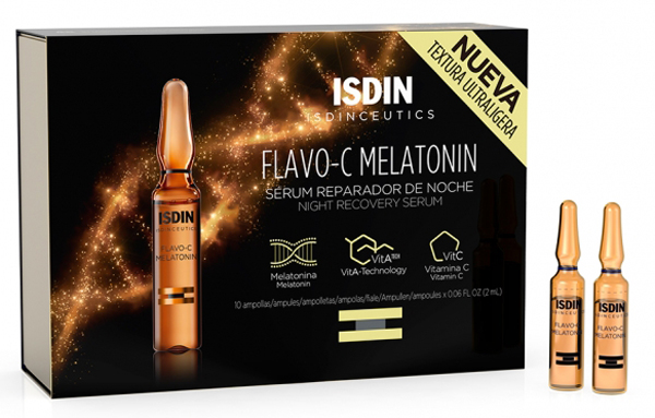 ISDINCEUTICS FLAVO C MELATONIN 10 FIALE - pharmaluna