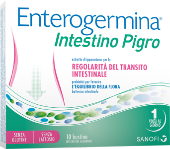 ENTEROGERMINA INTESTINO PIGRO 10 BUSTINE - pharmaluna