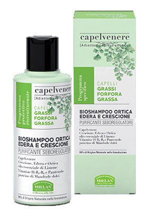 CAPELVENERE BIOSHAMPOO ORTICA EDERA E CRESCIONE 200 ML - pharmaluna