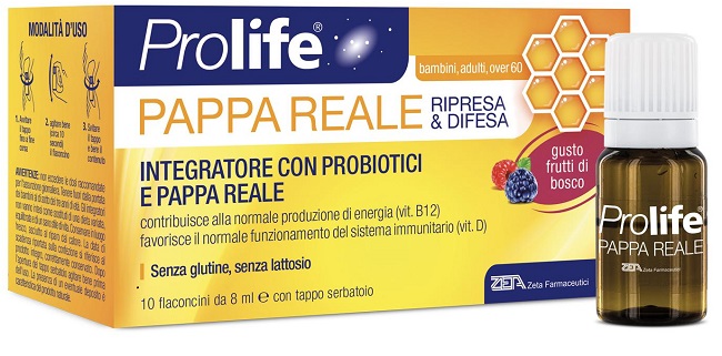 PROLIFE PAPPA REALE 10 FLACONI DA 8 ML - pharmaluna