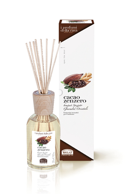 I PROFUMI DELLA CASA CACAO ZENZERO-BASTONCINI AROMATICI 250 ML - pharmaluna