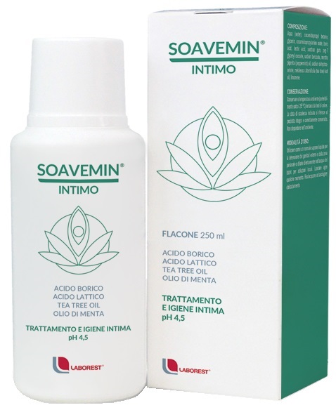 SOAVEMIN INTIMO CON ACIDO BORICO 250 ML - pharmaluna