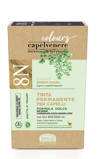 CAPELVENERE COLOURS TINTA CAPELLI 8N BIONDO CHIARO - pharmaluna
