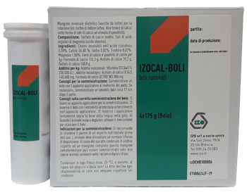 IZOCAL BOLI 4 TUBI DA 175 G - pharmaluna