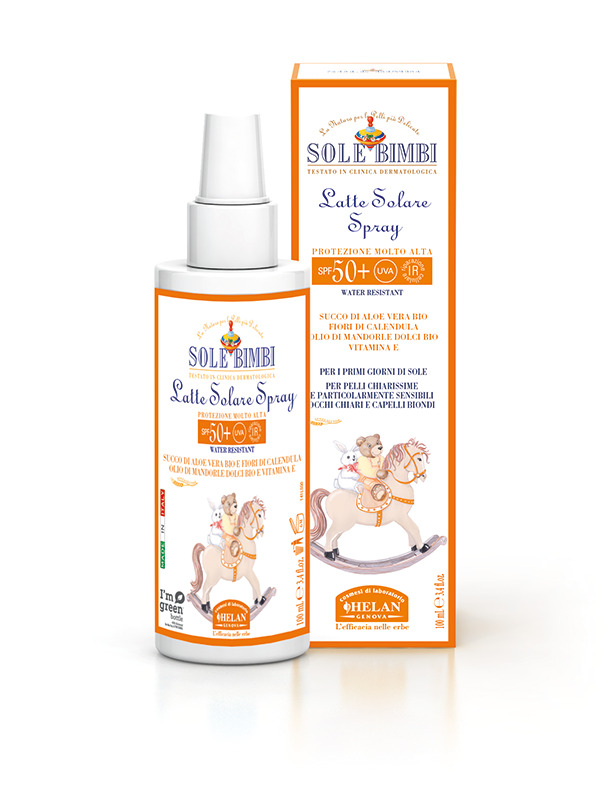 SOLE BIMBI LATTE SOLARE SPRAY SPF50+ 100 ML - pharmaluna