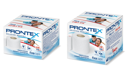 BENDA IN COTONE PRONTEX FIXA TAPE M 10 X 3,8 CM BIANCO - pharmaluna