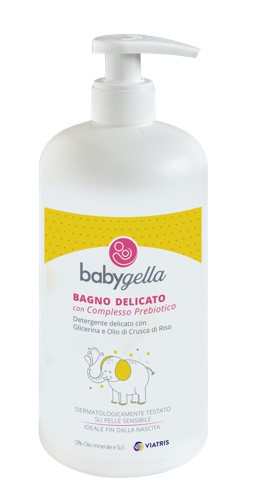 BABYGELLA PREBIOTIC BAGNO DELICATO 250 ML - pharmaluna