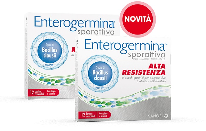 ENTEROGERMINA SPORATTIVA 12+12 BUSTINE ORODISPERSIBILI - pharmaluna