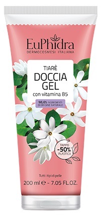 EUPHIDRA DOCCIA GEL TIARE' 200 ML - pharmaluna
