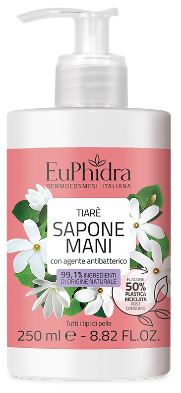 EUPHIDRA SAPONE LIQUIDO TIARE' 250 ML - pharmaluna