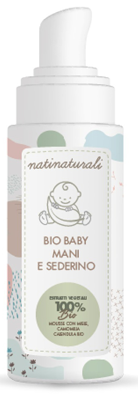 NATINATURALI BIO BABY MANI E SEDERINO MOUSSE 200 ML - pharmaluna