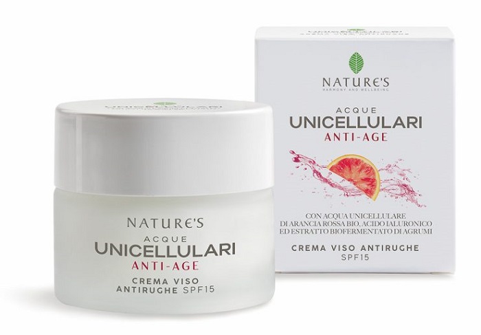 NATURE'S ACQUE UNICELLULARI CREMA VISO ANTIRUGHE SPF15 50 ML - pharmaluna
