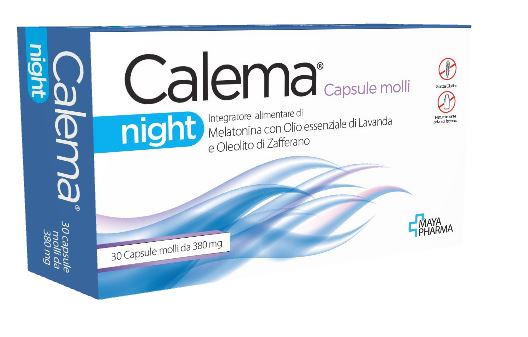 CALEMA NIGHT 30 CAPSULE MOLLI - pharmaluna