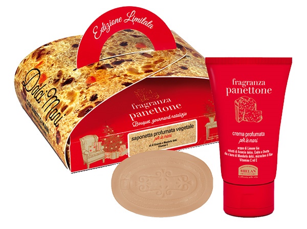PANETTONE COFANETTO DOLCI MANI CREMA MANI 50 ML + SAPONETTA 75 G - pharmaluna