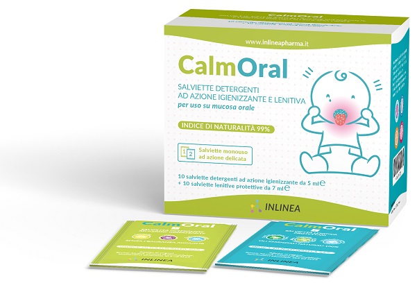 CALMORAL 10 SALVIETTE DETERGENTI + 10 SALVIETTE LENITIVE PROTETTIVE - pharmaluna