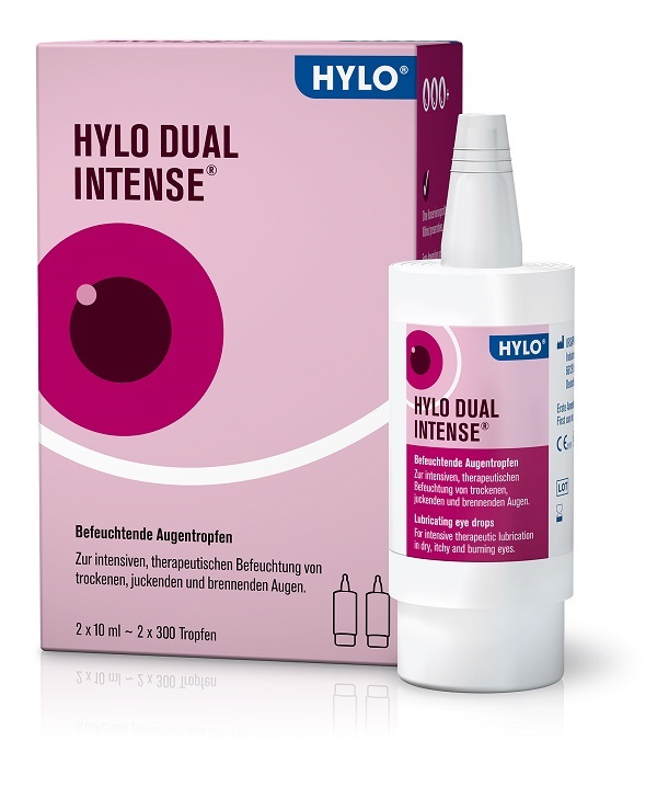 HYLO DUAL INTENSE COLLIRIO 2 FLACONCINI DA 10 ML - pharmaluna