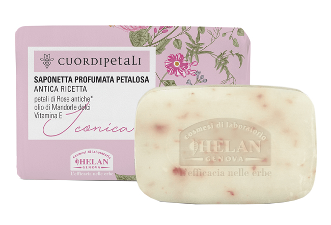 CUOR DI PETALI ICONICA SAPONETTA PROFUMATA PETALOSA 100 G - pharmaluna