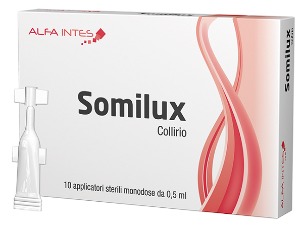 SOMILUX COLLIRIO 10 APPLICATORI STERILI MONODOSE DA 0,5 ML - pharmaluna