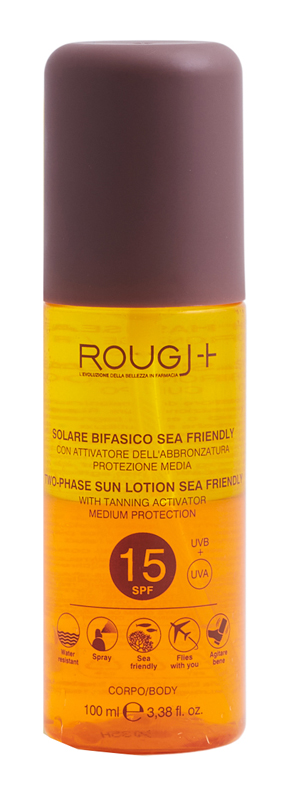ROUGJ SUNTECH SPF15 BIFASICO INTENSIFICATORE ABBRONZATURA 100 ML - pharmaluna