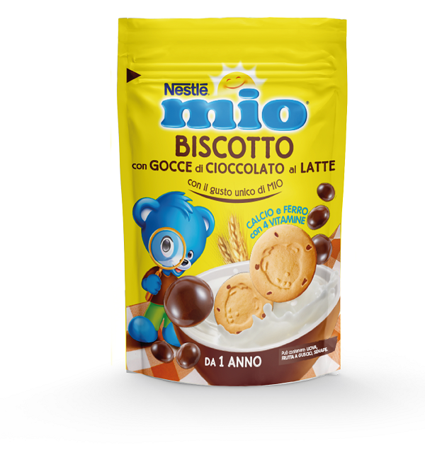 MIO BISCOTTO GOCCE CIOCCOLATO AL LATTE 150 G - pharmaluna