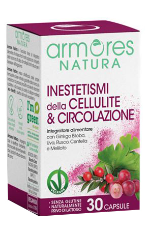 ARMORES NATURA INESTETISMI CELLULITE E CIRCOLAZIONE 30 CAPSULE - pharmaluna