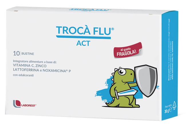 TROCA' FLU ACT 10 BUSTINE - pharmaluna