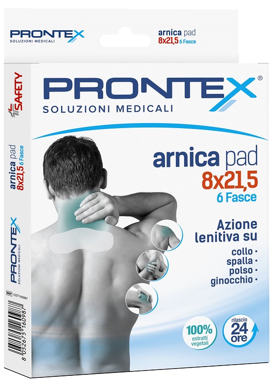 FASCIA PRONTEX ARNICA PAD 8 X 21 ,5 6 PEZZI - pharmaluna