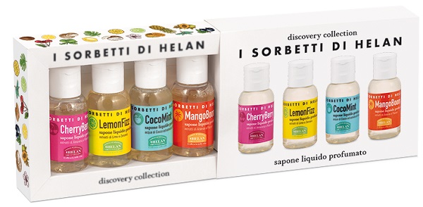 I SORBETTI DI HELAN CHERRYBERRY DISCOVERY KIT SAPONI LIQUIDI 4 PEZZI DA 25 ML - pharmaluna