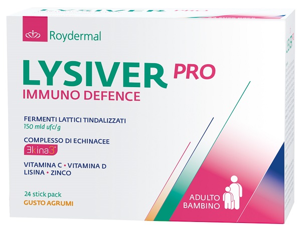 LYSIVER PRO IMMUNO DEFENCE 24 STICK PACK DA 3 G - pharmaluna
