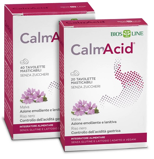 CALMACID 20 TAVOLETTE MASTICABILI - pharmaluna