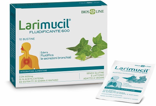 LARIMUCIL FLUIDIFICANTE 600 10 BUSTINE - pharmaluna