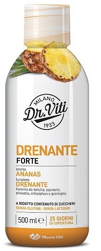 DR VITI DRENANTE FORTE ANANAS 500 ML SENZA ZUCCHERI - pharmaluna
