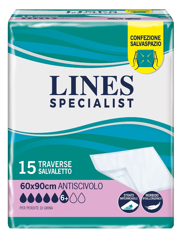 TRAVERSA LINES SPECIALIST 60X90 CM 15 PEZZI - pharmaluna