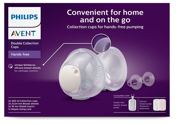AVENT COPPETTE RACCOGLILATTE 2 PEZZI + COPPE PER SENO 2 PEZZI + INSERTI PER COPPA + MISURATORE CAPEZZOLI - pharmaluna